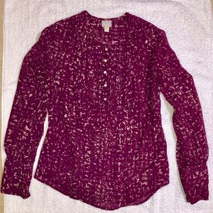 CONVERSE long sleeve blouse